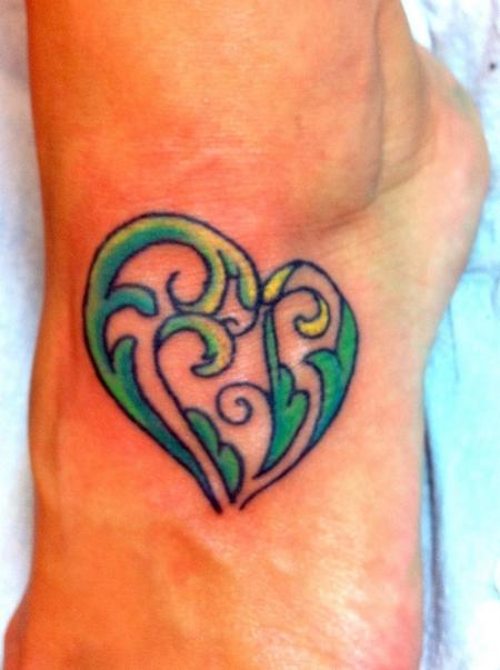 Tattoos - ornate heart - 76838